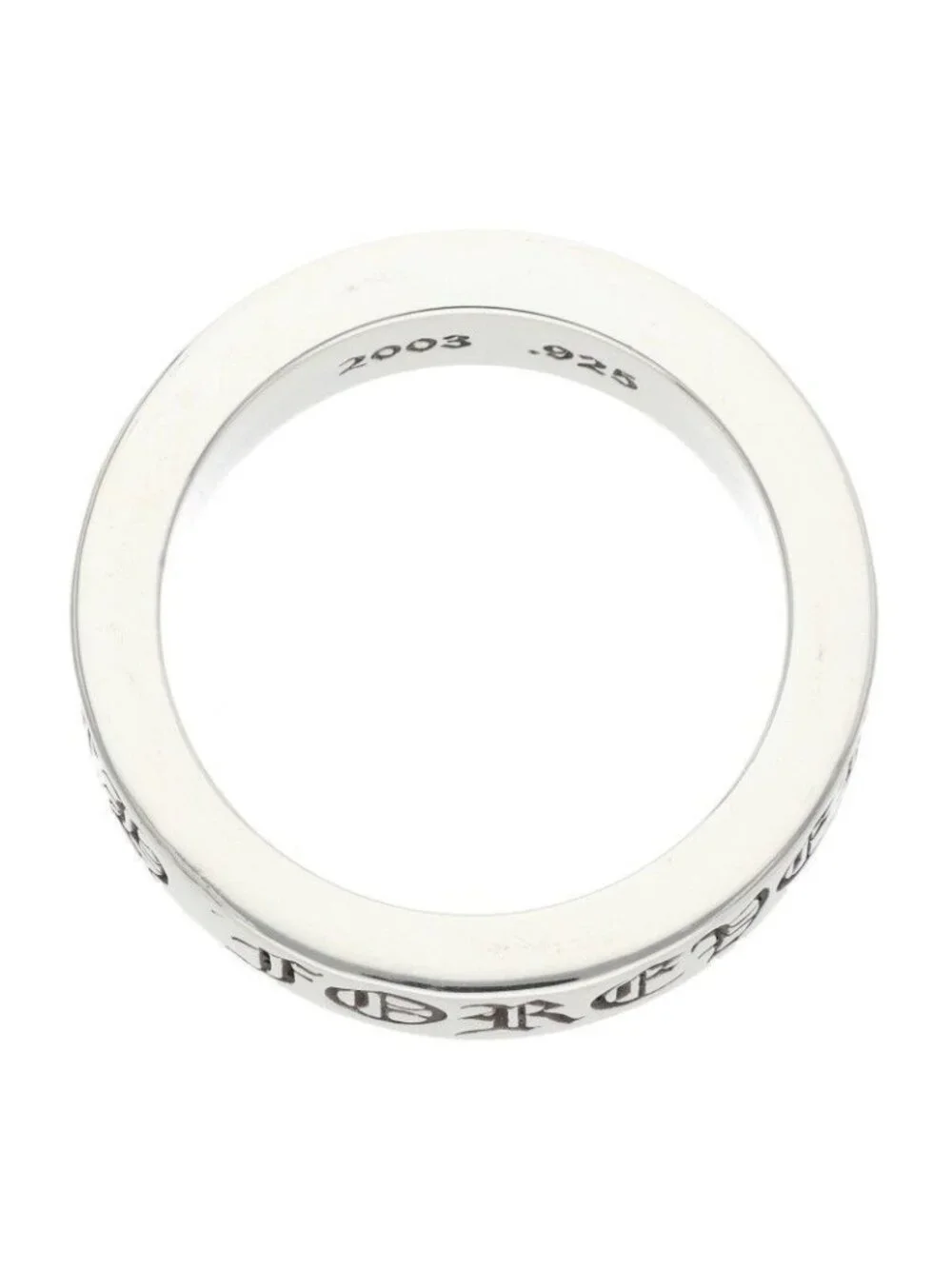Chrome Hearts Spacer Forever Silver Ring